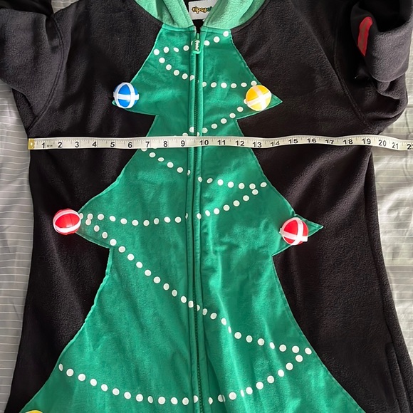 Tipsy Elves Christmas Tree Toss Game Jumpsuit - Picture 12 of 15